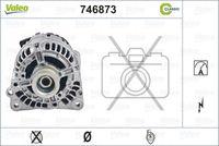 Valeo 746873 - CLASSIC ALTERNADOR SEAT/SKODA/VW 'D