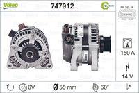 Valeo 747912 - CLASSIC ALTERNADOR FORD