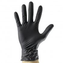 JBM 52681 - GUANTES NEGROS DESECHABLES NITRILO TALLA M