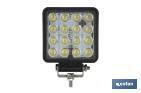 COFAN 199081 - FARO CUADRADO TRABAJO LED 3360LM 6000K 48W 10-30V